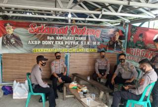 Sampaikan Pesan Kamtibmas, Polsek Ciamis Laksanakan Patroli KRYD
