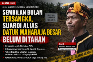 Suardi alias Datuk Maharaja Besar Jadi Tersangka Sejak 2025, Namun Belum Ditahan