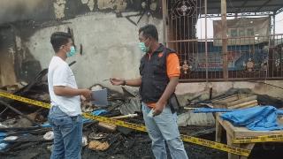 Identifikasi 4 Kios Terbakar di Talang Padang