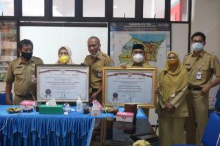 DPMPTSP Tegal Meraih Penghargaan Sebagai Unit Kerja Menuju Wilayah Bebas Korupsi