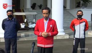 Olahraga Bersama Panglima TNI & Kapolri, Presiden Ajak Masyarakat Jaga Kesehatan Imunitas