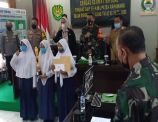 Patut Diapresiasi, Peringati Hari Juang TNI AD Ke 75 Kodim 0604 Karawang Laksanakan Cerdas Cermat