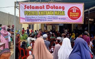 120 Anak Disunat Massal di Pekon Talang Padang