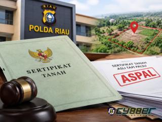 Diduga Terbitkan Sertifikat Tanah Aspal, BPN Kampar Diadukan ke Polda Riau