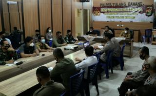 Polres Tulang Bawang Gelar Rakor Jelang Operasi Ketupat Krakatau 2021
