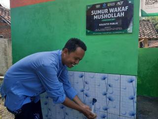 Lagi-lagi ACT Tegal Bangunkan Sumur Wakaf di Pelosok Pantura