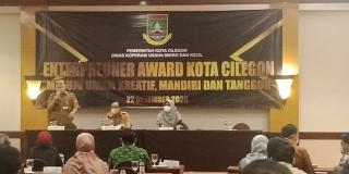 Dinas Koprasi dan UMKM kota Cilegon Beri Penghargaan pada Pelaku Usaha
