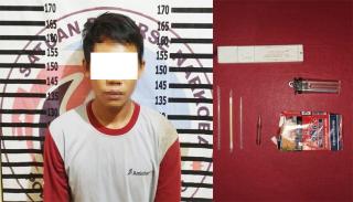 Satresnarkoba Polres Tulang Bawang Gerebek Gubuk di Kampung Kagungan Dalam