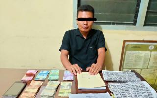 Polsek Kuantan Tengah Bekuk Pelaku Judi Togel