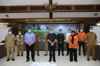 Bahas Relokasi Korban Pergerakan Tanah Nyalindung, Wabup Sukabumi Sambangi Kantor PTPN VIII