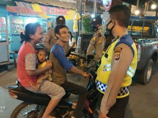 Polsek Kadipaten Polres Majalengka Gelar Ops Yustisi di Malam Hari