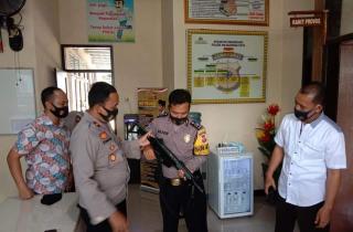 Wakapolres Majalengka Cek Kesiapan Anggota Sekaligus Kontrol Perkembangan Pembangunan Rumah Dinas