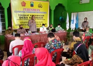 Dari 16 Desa, Sidodadi Desa Perdana yang Diresmikan Kapolres Sebagai Kamtangnus