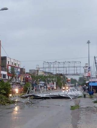 Kota Duri Dilanda Hujan Deras dan Angin Ribut, Rumah Serta Fasilitas Umum Banyak Rusak