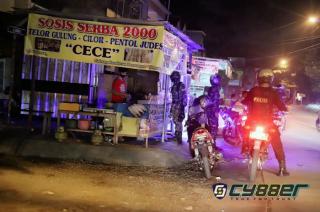 Giat Patroli Gabungan Polres Cilegon dan Satgas Covid -19
