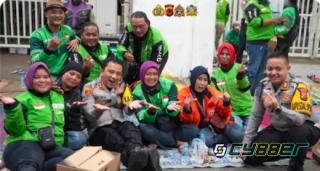 Ngariung Bareng Ojol Kamtibmas, Kapolres Bogor Bangun Kedekatan dengan Pengemudi Ojek Online