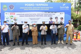 Kapolres Banjar Bersama Walikota Banjar Berikan Semangat dan Motivasi untuk Personel Pos Pam Operasi Lilin Lodaya tahun 2020