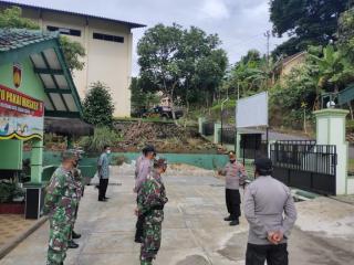 Apel Bersama 3 Pilar Dalam Rangka Pelaksanaan Ops Yustisi di Wilayah Kecamatan Dayeuhluhur