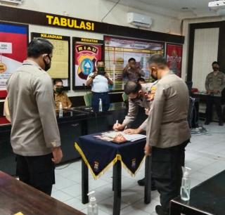 Pakta Integritas Penerimaan Calon Anggota Polri di Polres Inhu