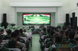 Kodim 0723/Klaten Perkuat Kesadaran Hukum Prajurit, PNS Dan Persit Melalui Penyuluhan Hukum 