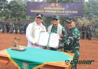 Bupati Garut Resmi Buka TMMD Ke-128 TA 2006