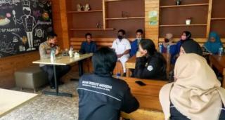 Sikapi Unras Tolak UU Ciptaker, Kapolres Klaten Silaturahmi Dengan BEM.