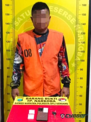 Bawa 9,36 Gram Sabu, BS Tak Berkutik Saat Diciduk Satresnarkoba Polresta Deli Serdang