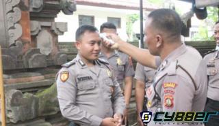 Polres Klungkung Antisipasi Penyebaran Covid-19 Menggunakan Thermal Scanner