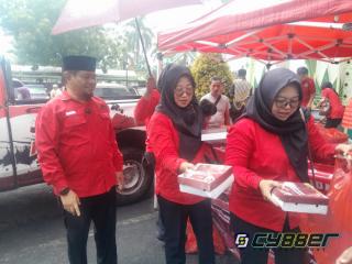 DPC PDIP Klaten Gelar Dapur Marhaen dan Layanan Kesehatan Gratis untuk Warga