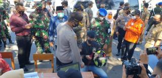 Polres Garut dan Forkopimda Kabupaten Garut Laksanakan Perbub Penegakan Disiplin Protokol Kesehatan