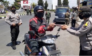Polres Gianyar Gelar Operasi Yustisi Penegakan Disiplin dan Penegakan Protokol Kesehatan Covid-19