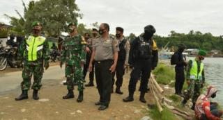 Usai Tahun Baru 2021, Kodim dan Polres Klaten Tetap Lakukan Patroli