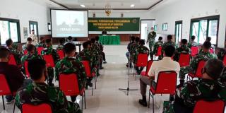Korem 062/TN Melaksanakan Kegiatan P4GN Triwulan TA Anggaran 2021