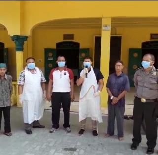 Polres Sergai bersama Polsek Perbaungan Publik Speaking Guna Cegah Penularan Virus Corona