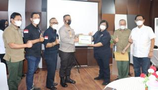 Kunker Mentri Lingkungan Hidup dan Kehutanan ke Mapolres Lamsel