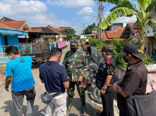 Kades Babakanmanjeti Bersama Sargas Covid-19, Sosialisasikan PPKM Darurat