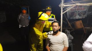 Gabungan Tiga Pilar, Kawal Tes Sweb Pada Pengunjung Sport Center