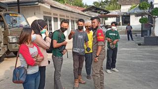 Razia Gabungan Masker Dan Protokol Kesehatan di Tanjungpinang
