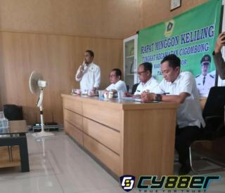 Rapat Minggon Keliling Tingkat Kecamatan Cigombong di Desa Cisalada