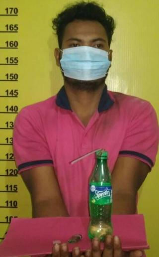 Kejar-kejaran di Dalam Kebun Kelapa Sawit, Seorang Pemuda Meringkuk di Jeruji Besi