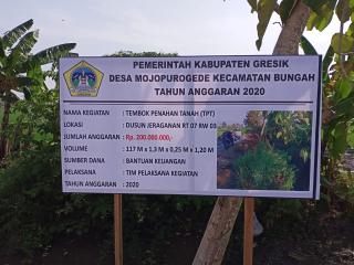 Dugaan Penyimpangan Pelaksanaan Pembangunan TPT di Desa Mojopurogede Masih Menuai Polemik