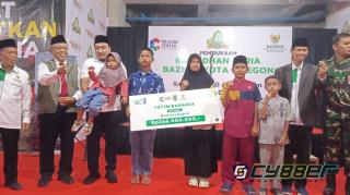 BAZNAS Kota Cilegon Santuni 860 Anak Yatim dalam Pembukaan Ramadan Ceria 2026 di CCM