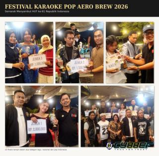HUT ke-81 RI Makin Meriah! Festival Karaoke Aero Brew Lahirkan Para Juara, Hadiah Puluhan Juta dan Giveaway Banjir