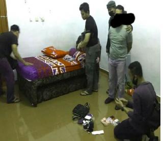 Tim Jatanras Polda Riau Bersama Satreskrim Polres Pelalawan Bekuk Oknum Perwira Polisi Atas Dugaan Penggelapan Puluhan Mobil