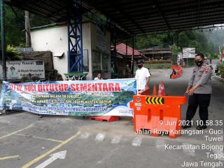 Cegah Penyebaran Covid-19, Wisata Guci Ditutup Dua Minggu