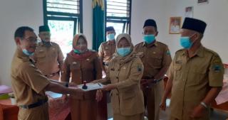 Sertijab Kepala SDN 4 Sidodadi Dari Wagiman Kepada Ana Mutiara