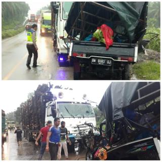 Lakalantas Jalan Lintas Pekanbaru Dumai, Sepasang Suami Istri Meninggal Ditempat