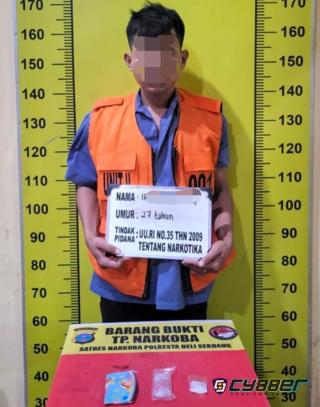 Coba Kabur Bawa Sabu 4,48gram, IH Disergap Satresnarkoba Polresta Deli Serdang
