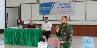 Sosialisasi Produk BWS KC. Di Korem 062 / TN Garut