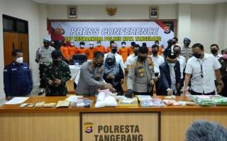 Ungkap 18 Kasus Narkoba Selama Maret 2021 Oleh Polresta Tangerang 